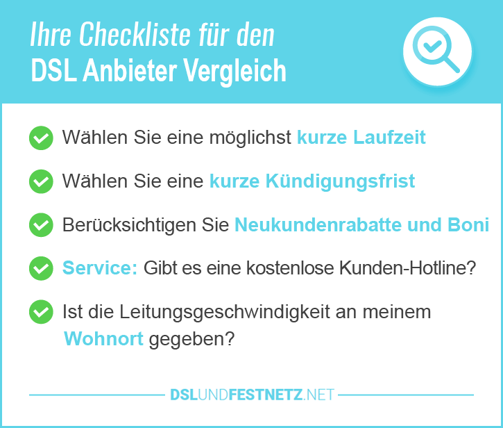 Billige DSL Anbieter Vergleich