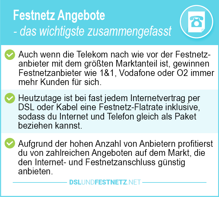 Günstige Festnetzanbieter mit Internet Flat